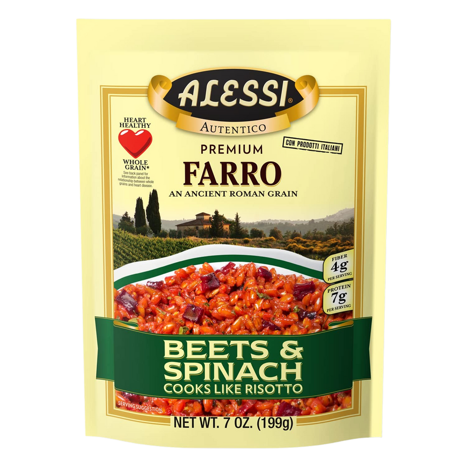 Farro Beets & Spinach Risotto
