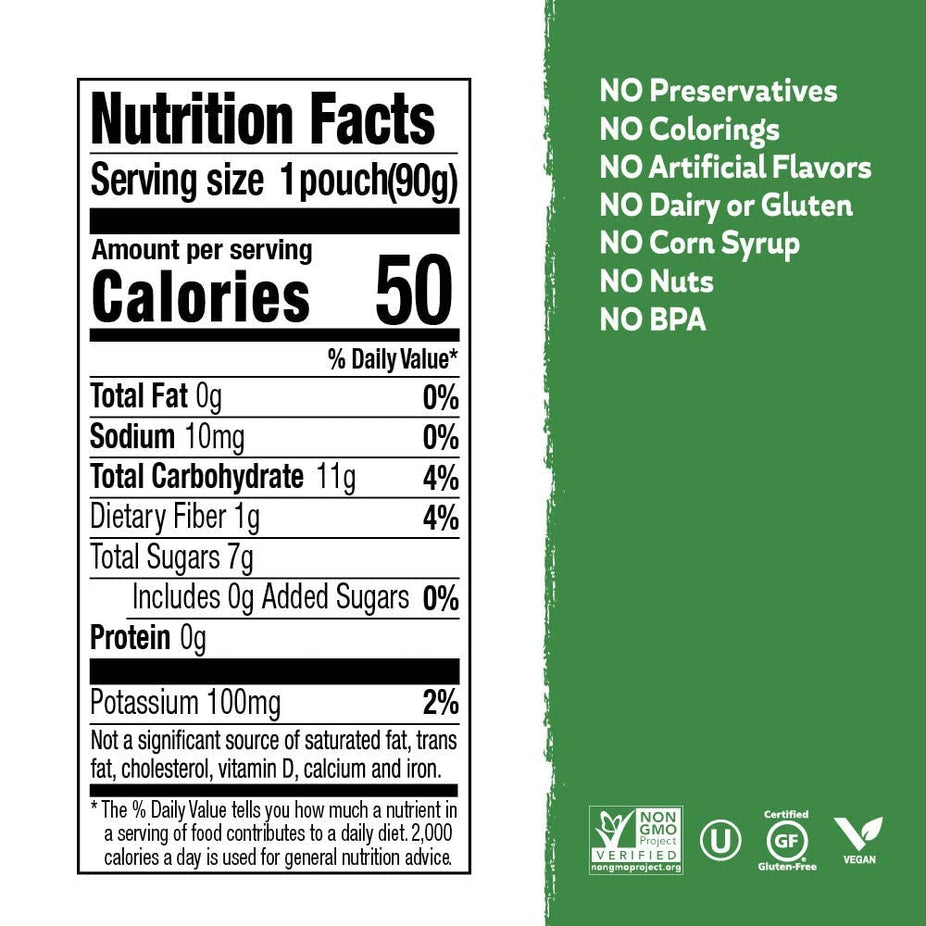 Fruit Pouch- Spinach & Pear (4 CT)