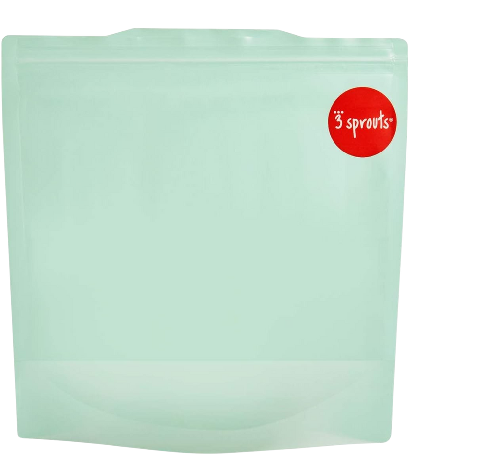 Owl Reusable Sandwich Bag - Mint (Set of 2)