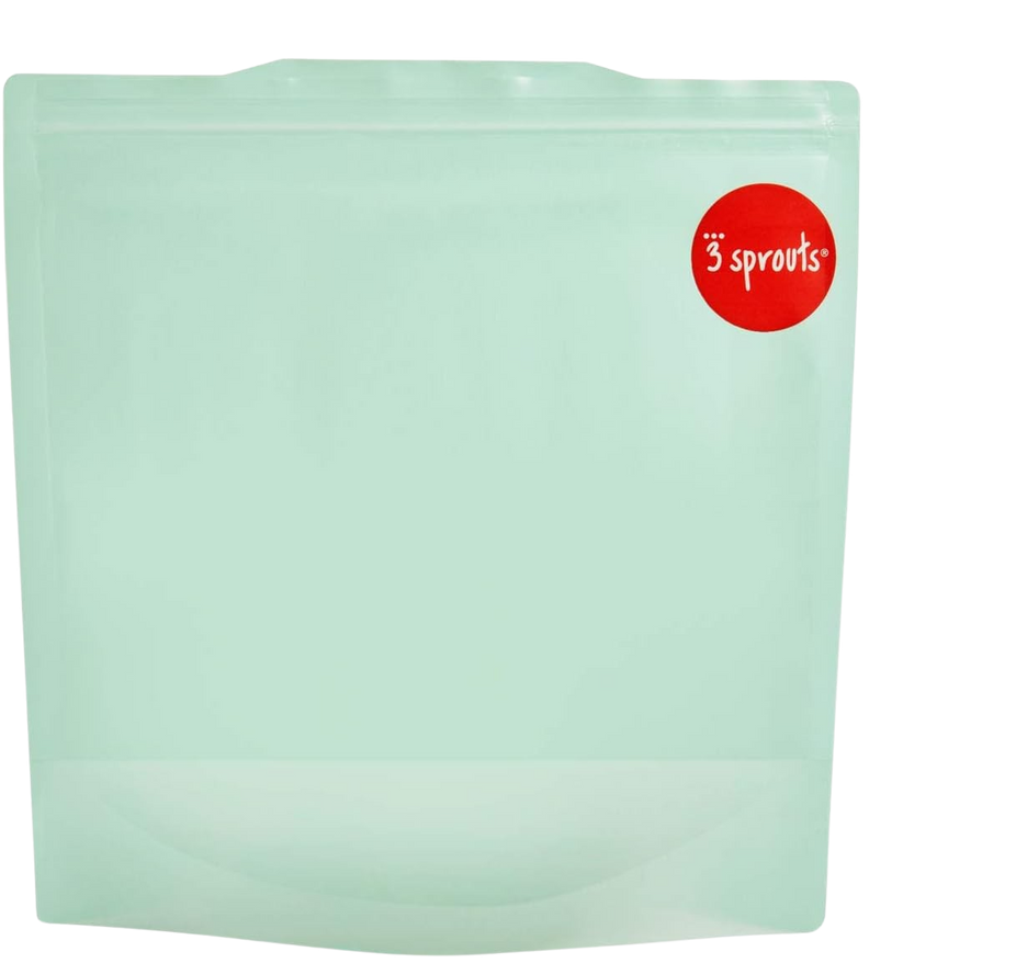 Owl Reusable Sandwich Bag - Mint (Set of 2)
