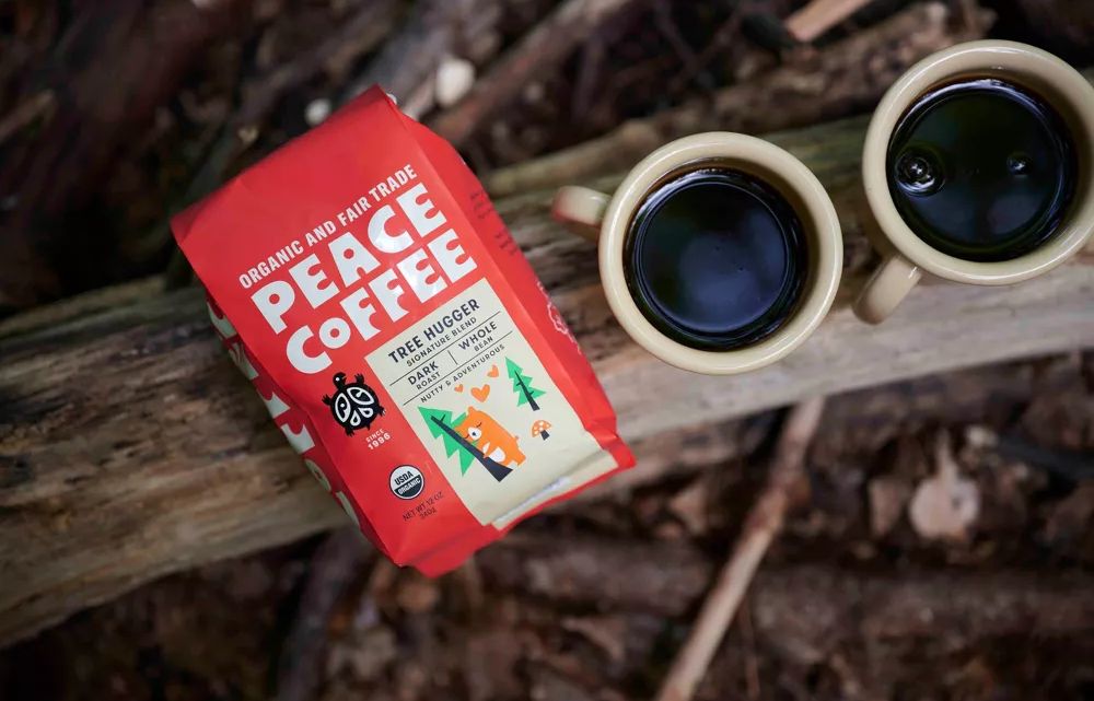 Organic Tree Hugger Whole Bean Dark Roast Coffee
