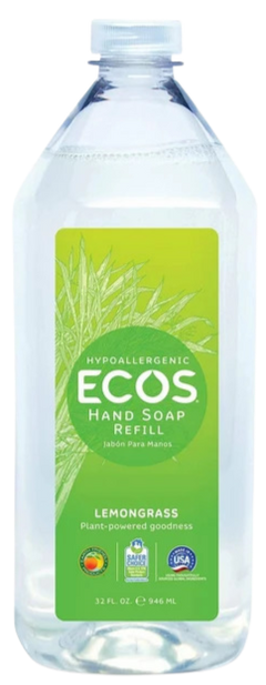 Hypoallergenic Lemongrass Hand Soap Refill