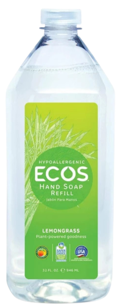 Hypoallergenic Lemongrass Hand Soap Refill