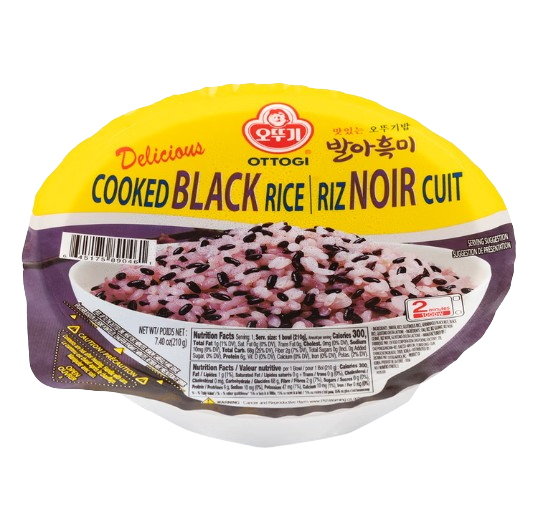 Black Cooked Rice (12 Pack)