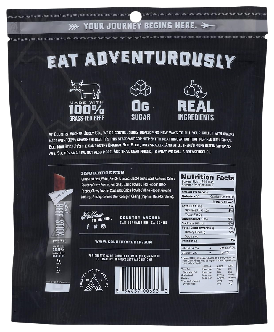 Original Beef Mini Stick Bag
