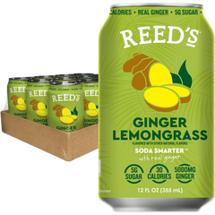 Ginger Lemongrass Functional Soda (12 Pack)