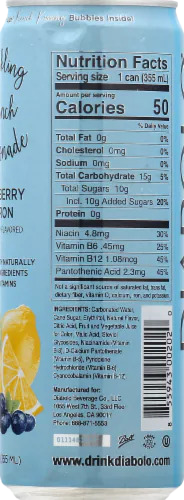 Blueberry Citron Sparkling Lemonade (4 Pack)