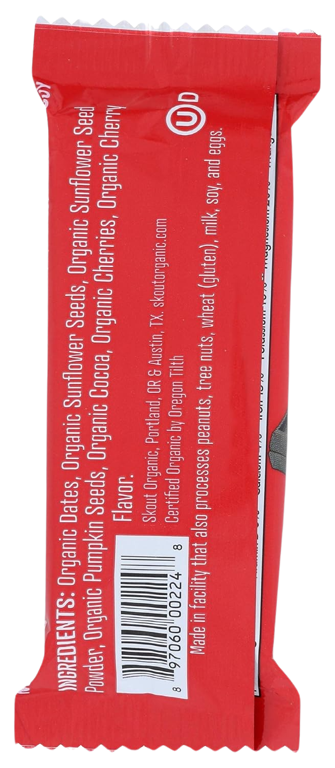 Organic Dark Chocolate Cherry Protein Bar (12 Pack)