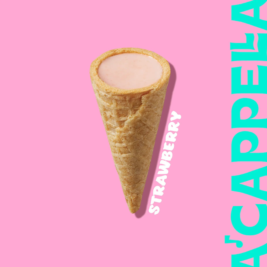 Strawberry Truffle Cones