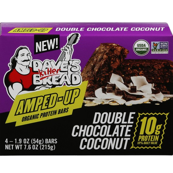 Double Chocolate Coconut Organic Protein Bars (4 CT)