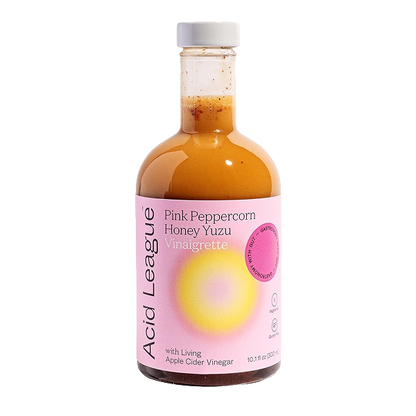 Pink Peppercorn Honey Yuzu Vinaigrette