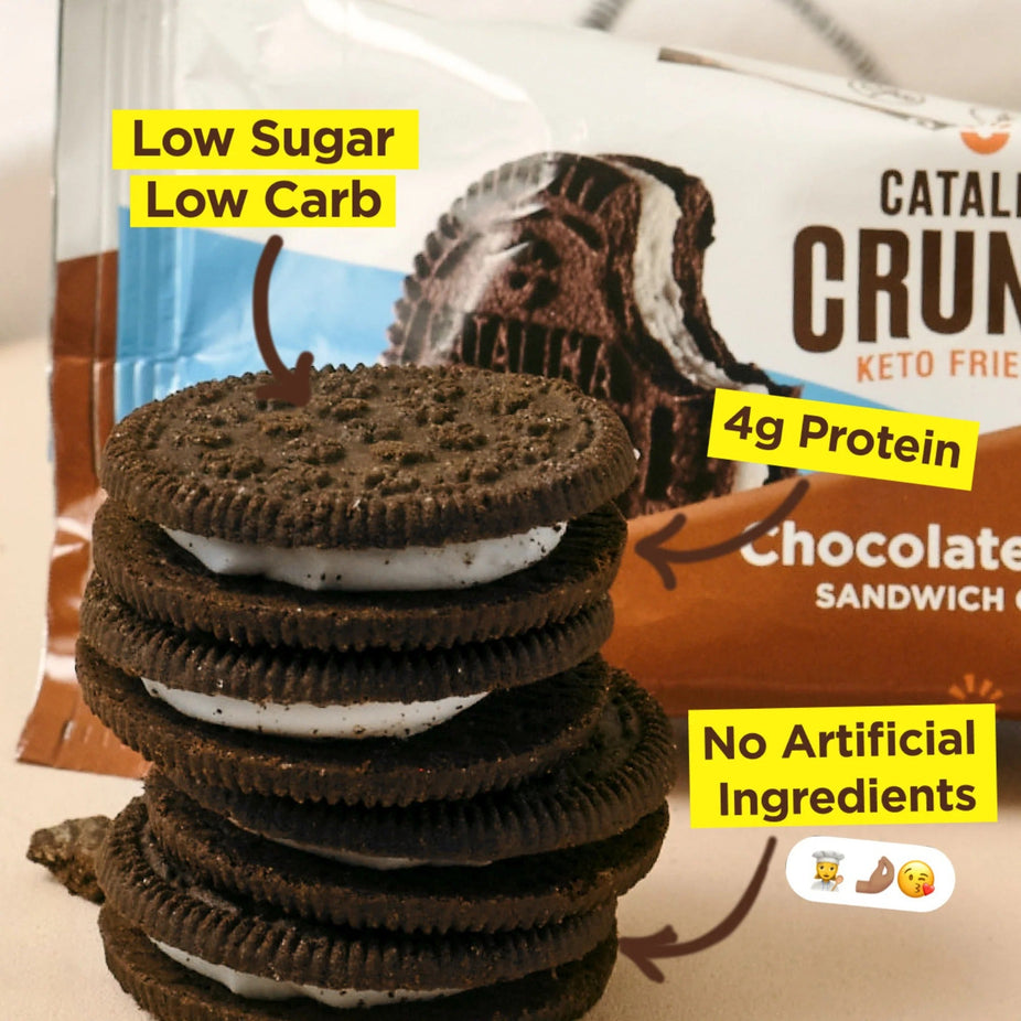 Chocolate Vanilla Sandwich Cookie (10 CT)