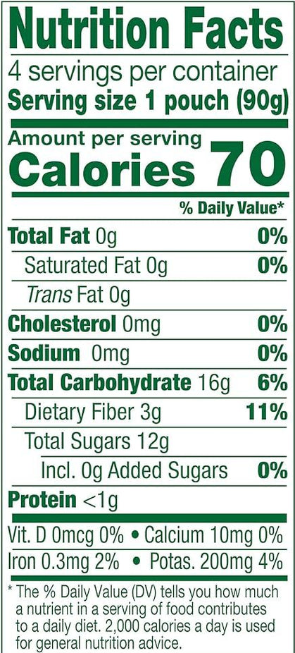 Organic Apple Strawberry Pomegranate Spinach (4 Pack)