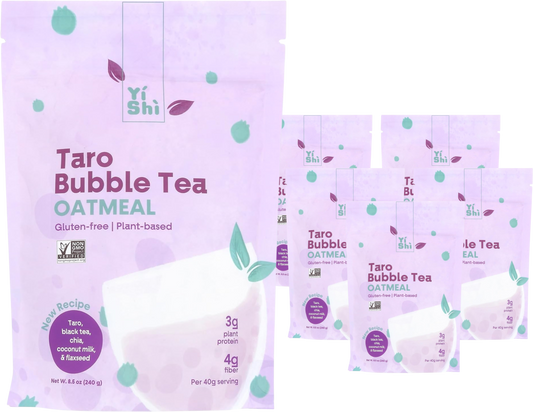 Taro Bubble Tea Oatmeal (5 Pack)