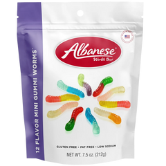 Mini Gummi Worms 12 Flavor
