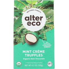 Dark Chocolate Mint Creme Truffles