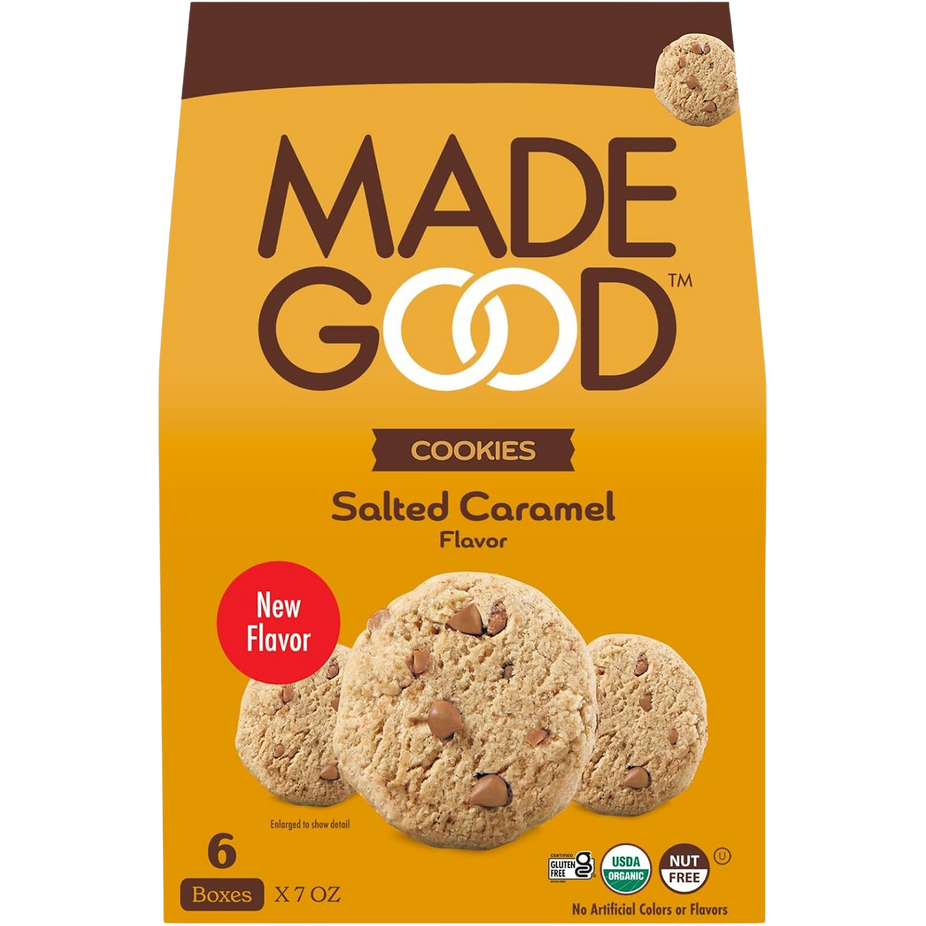 Salted Caramel Crunchy Cookies