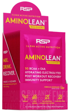 Amino Lean Hibiscus Lemonade Hydrating Electrolytes (12 Packets)
