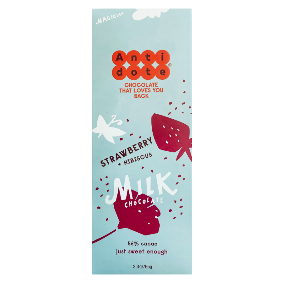 Strawberry + Hibiscus Chocolate Bar