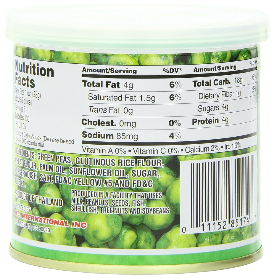 Hot Wasabi Flavored Green Peas