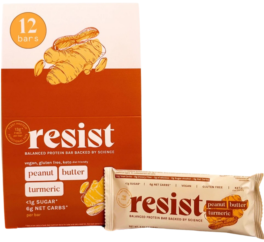 Peanut Butter Crisp + Turmeric (12 Pack)