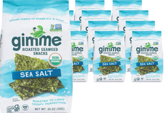 Organic Sea Salt Roasted Seaweed Snack (12 Pack)