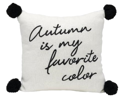 Throw Pillow - Autumn is my favorite color