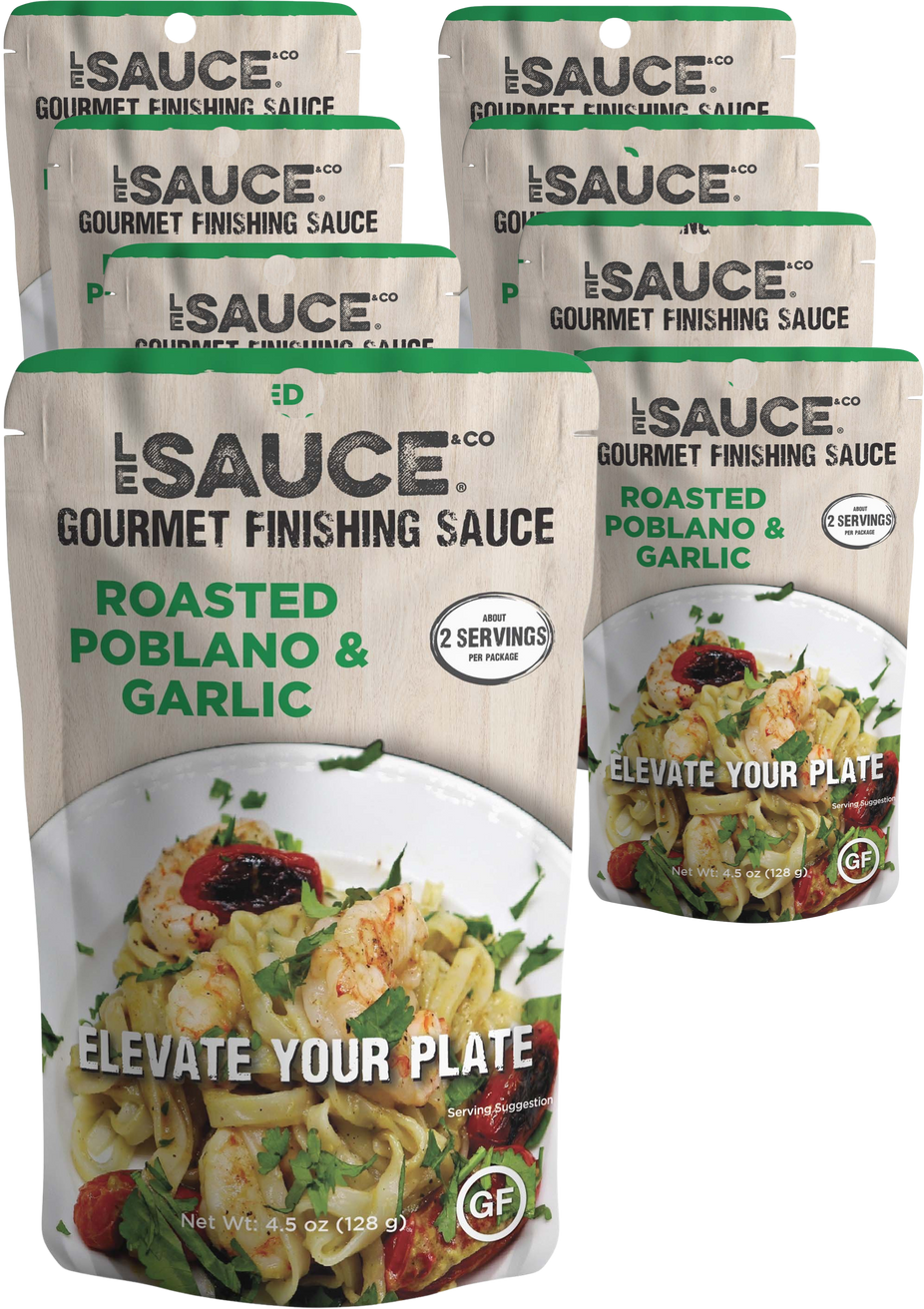 Roasted Poblano & Garlic (8 Pack)