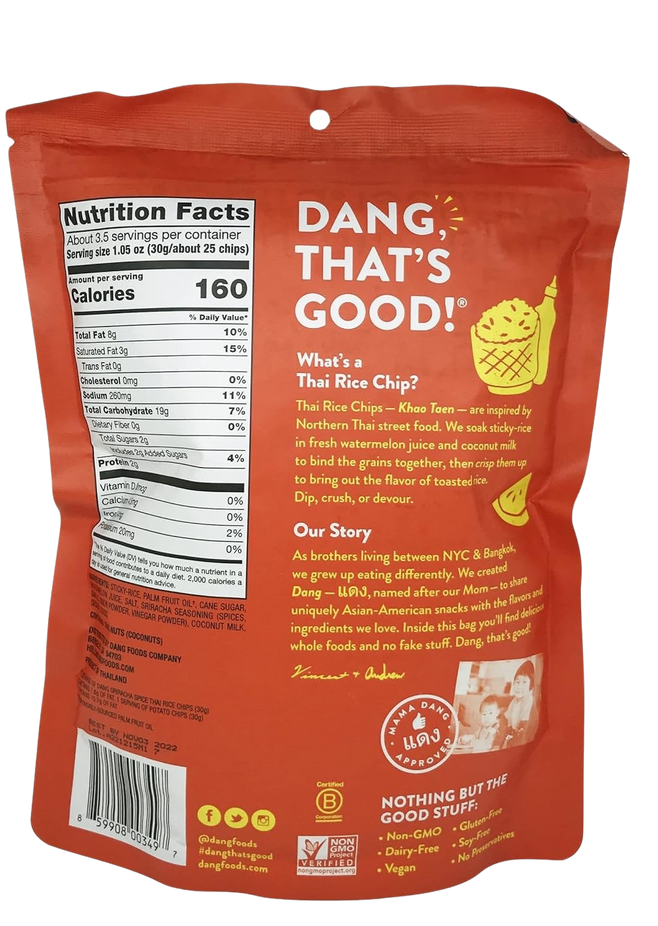 Sriracha Spice Rice Chips