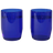 Century Glass - Set Of Two (Cobalt)