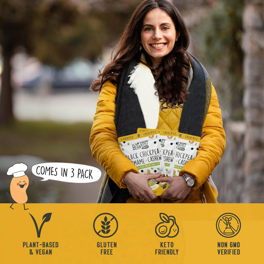 Dried Edamame, Roasted Cashew and Chickpeas - Dill Pickle