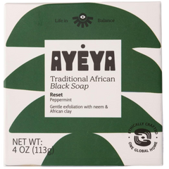 Traditional African Black Soap Bar - Reset
