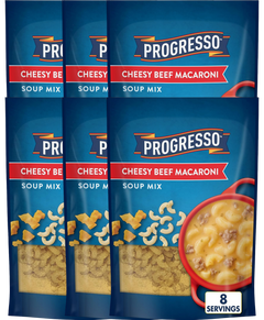 Cheesy Beef Macaroni Soup Mix (6 Pack)