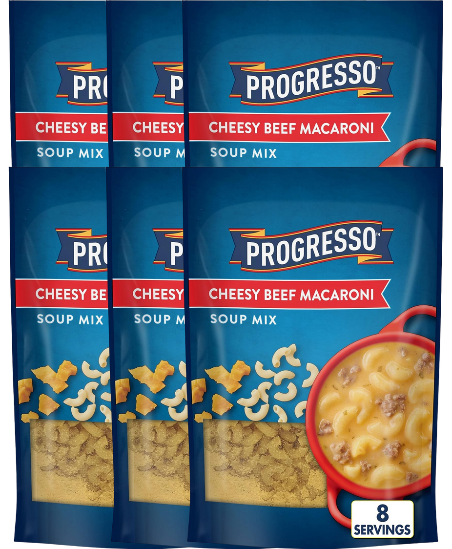 Cheesy Beef Macaroni Soup Mix (6 Pack)