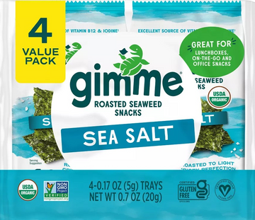 Deal of the Day: Roasted Sea Salt Seaweed (4 Pack)