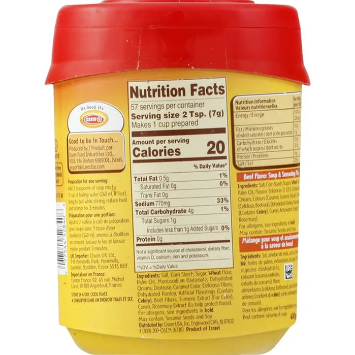 Beef Soup & Seasoning Mix (3CT)