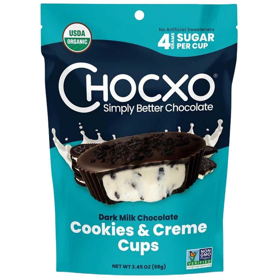 Dark Milk Chocolate Cookies & Creme Cups