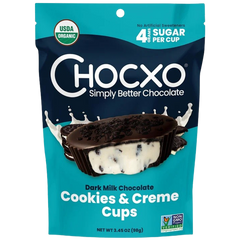 Dark Milk Chocolate Cookies & Creme Cups