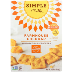 Farmhouse Cheddar Almond Flour Crackers