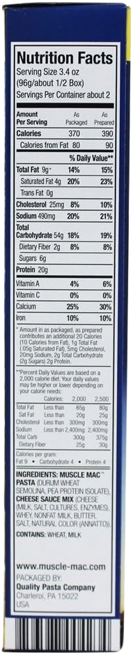 Mac & Cheese High Protein