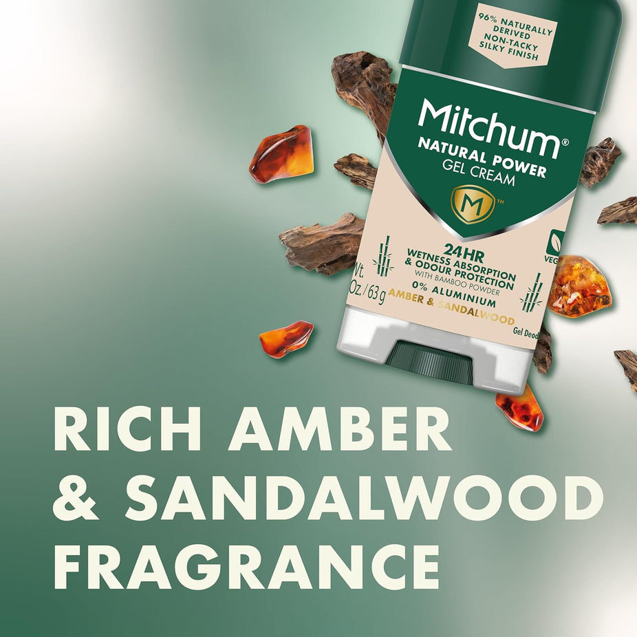 Men Amber & Sandalwood Gel Crème