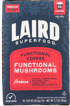 Functional Mushrooms Medium Roast Coffee Pods (10 CT)