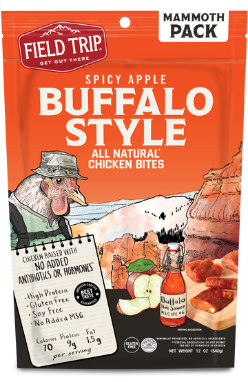 Deal of the Day: Buffalo Style Chicken Jerky Bites (Large Pack) - Low Carb, Healthy High Protein