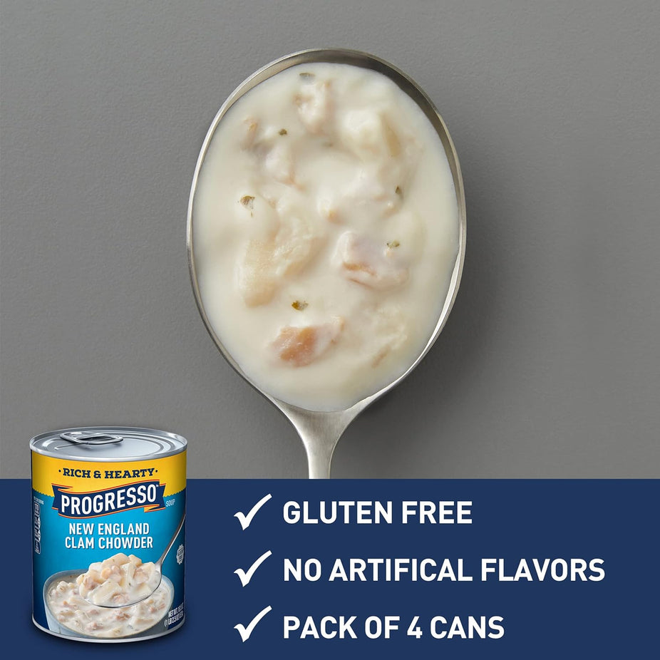 Rich & Hearty New England Clam Chowder (4 Pack)