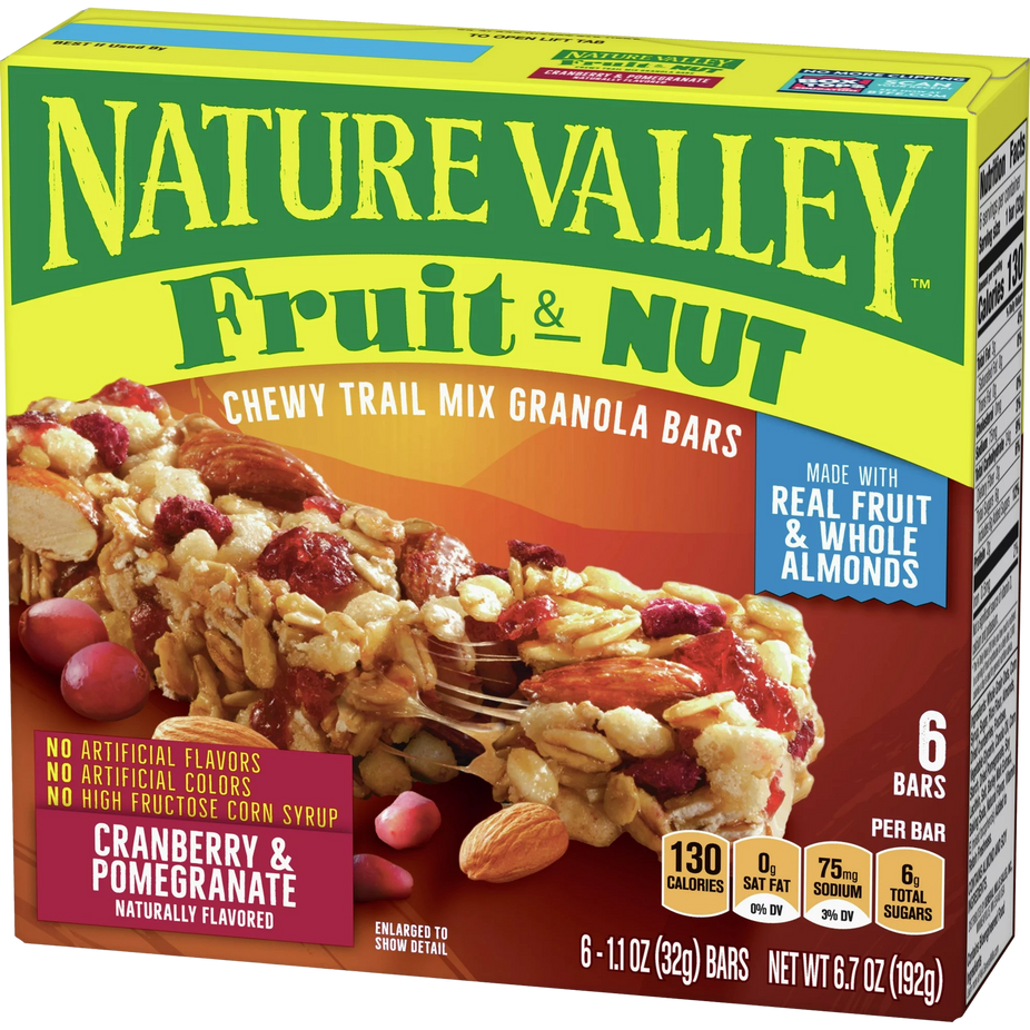 Cranberry & Pomegranate Trail Mix Chewy Granola Bar (6 CT)