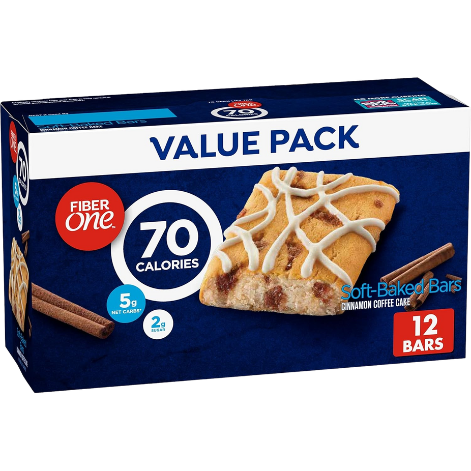 Fiber One Baked Bars Cinnamon Coffee Cake (12 CT)