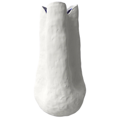 Barbara White Porcelain Vase