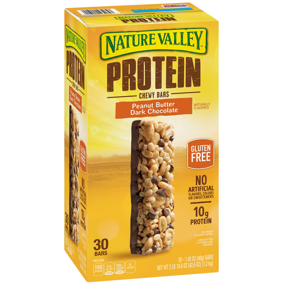 Protein Chewy Bars Peanut Butter Dark Chocolate