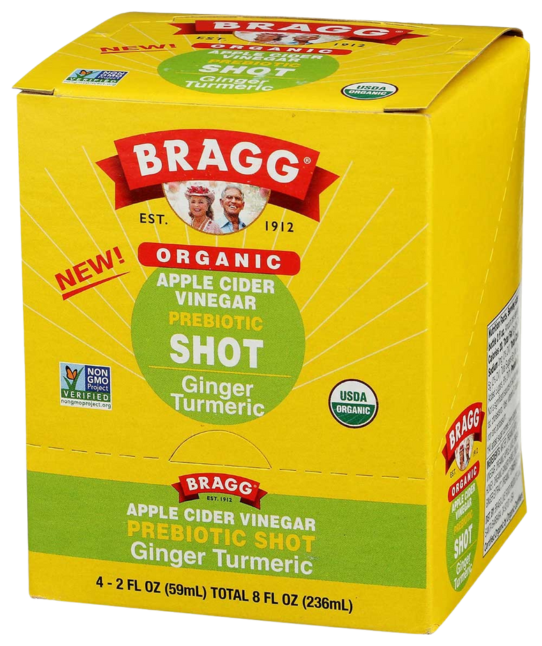 Ginger Turmeric Apple Cider Vinegar Shots (4 Pack)