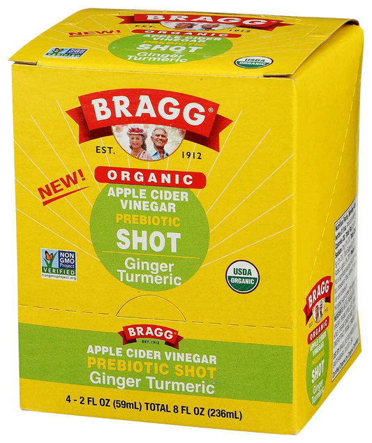 Ginger Turmeric Apple Cider Vinegar Shots (4 Pack)